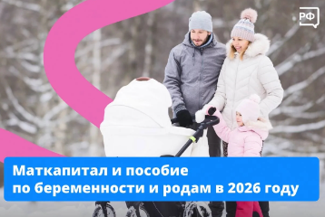 Маткапитал и пособие по беременности и родам в 2026 году